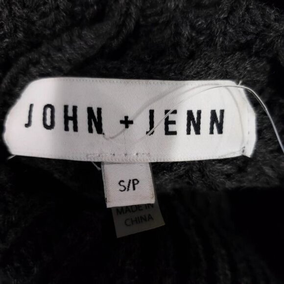 John + Jenn Sweater Dress Cold Shoulder Women's Size S Gray - Picture 5 of 6